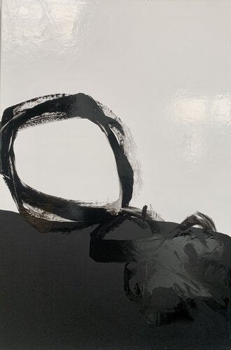 Noir et Blanc - 2403 by Kardesch, Painting for Sale on Select