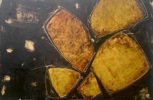 Noir Précieux GF Nr2 by Kardesch, Painting for Sale on Select