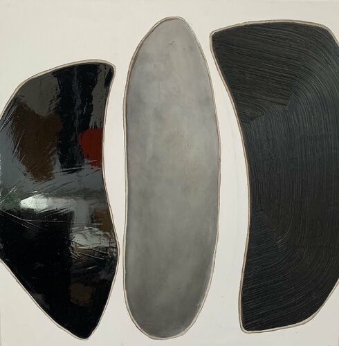 Noir Miroir Nr 2 by Kardesch, Painting for Sale on Select