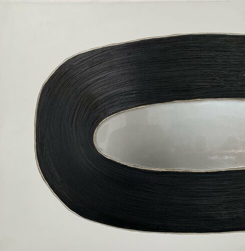 Noir Miroir Nr 3 by Kardesch, Painting for Sale on Select