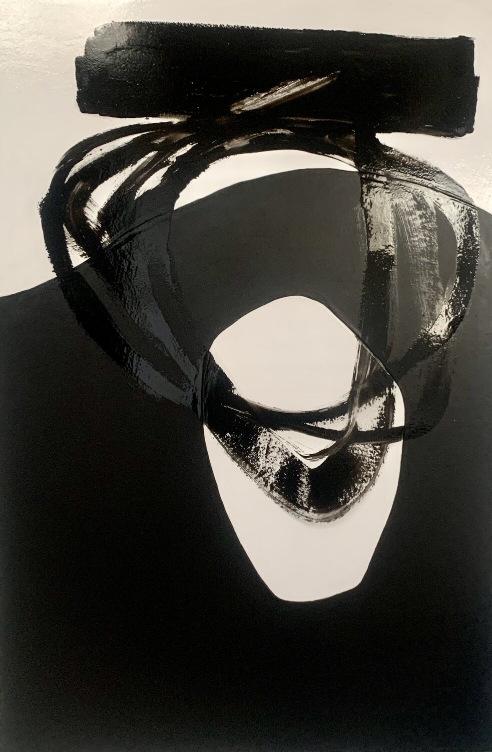 Noir et Blanc - 2406 Kardesch Original painting for sale