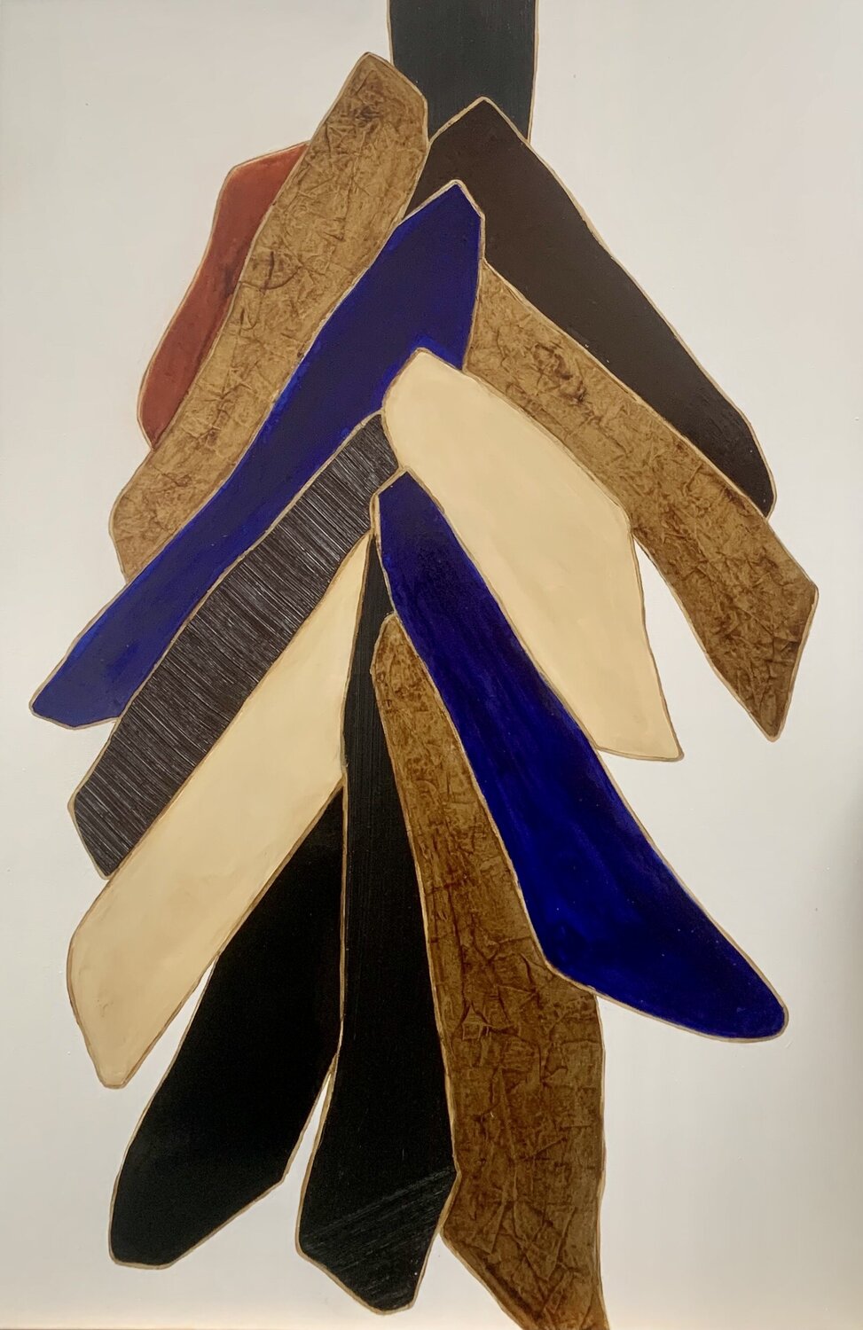 Equilibre Bleu 2535 Kardesch Original painting for sale