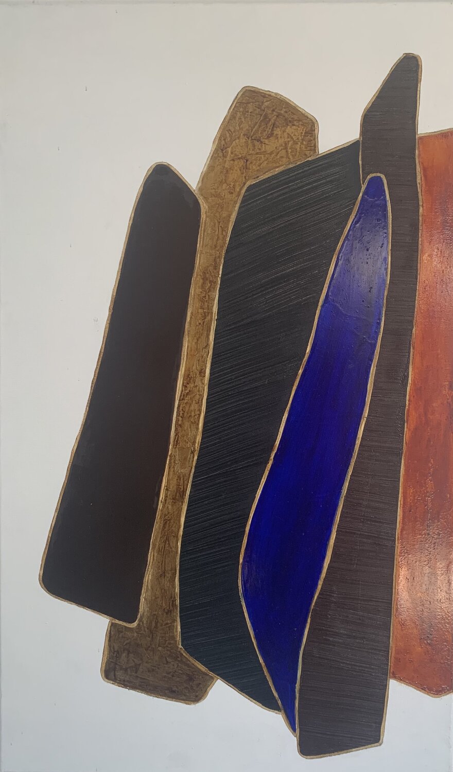 Equilibre Bleu 2531 Kardesch Original painting for sale