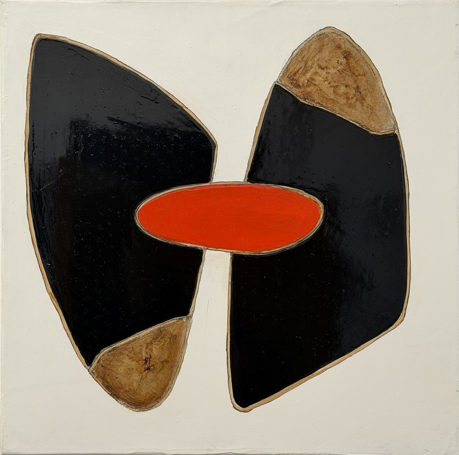 Noir Miroir Orange 02 Kardesch Originalgemälde zu verkaufen