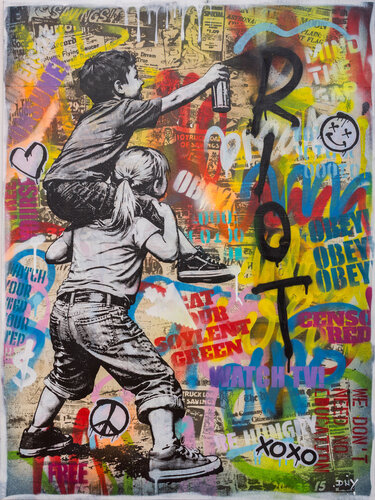 Riot/ PJUU9 by Danny Frede, Painting for Sale on Select