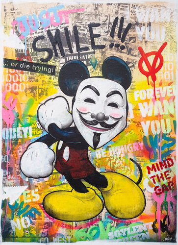 Smile / BP8TL_00 by Danny Frede, Painting for Sale on Select