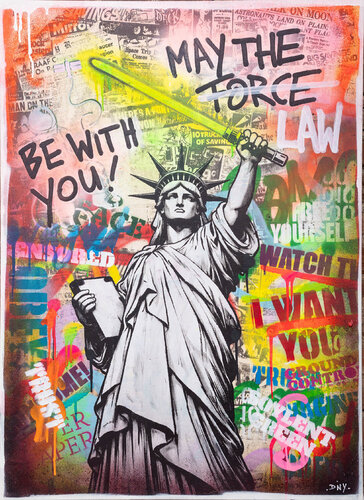 USE THE LAW / AF39C by Danny Frede, Painting for Sale on Select