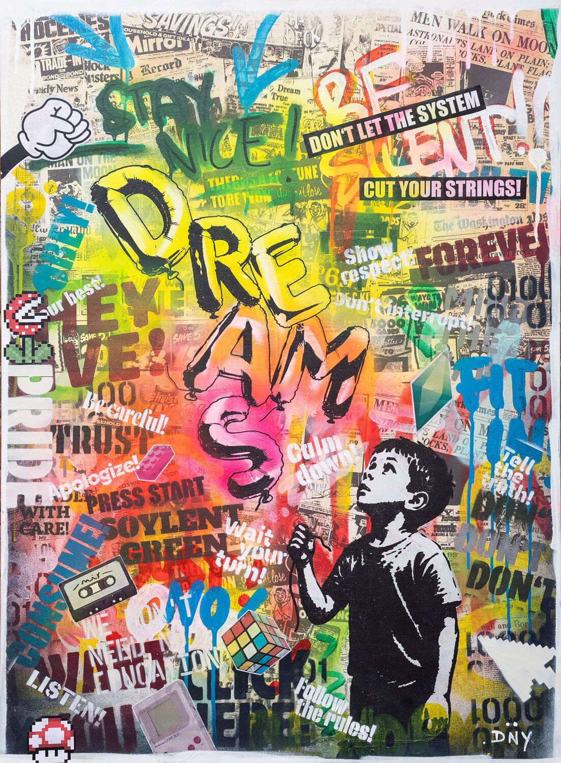 DREAMS / HNK6F Danny Frede Original painting for sale