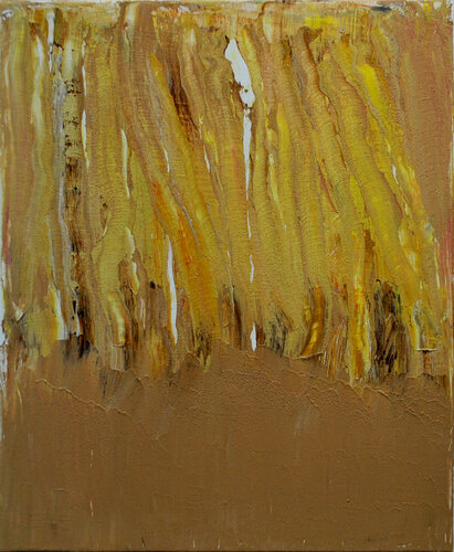 Vibrating colors yellow by Sophie André, Painting for Sale on Select