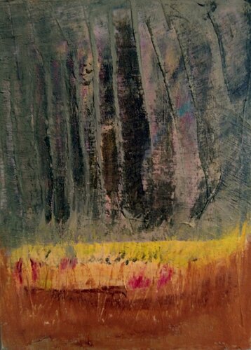 Vibrating colors green by Sophie André, Painting for Sale on Select