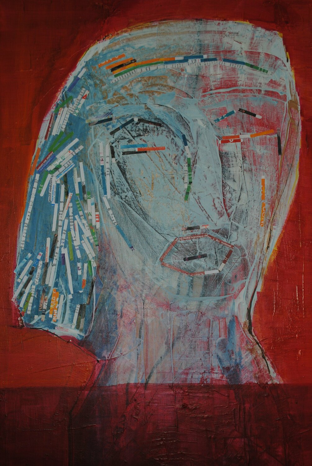 Les Indiennes Sophie André Original painting for sale