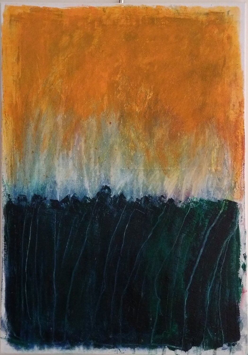 Variation d'un Paysage 7 Sophie André Original painting for sale