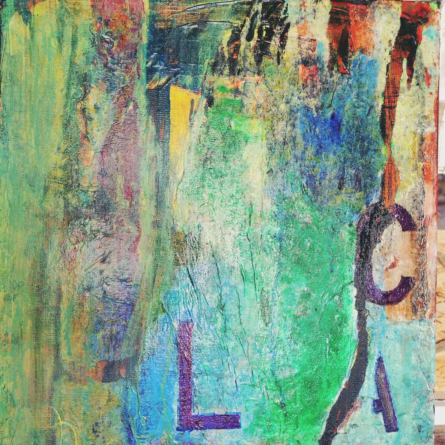 Près du L A C Sophie André Original painting for sale