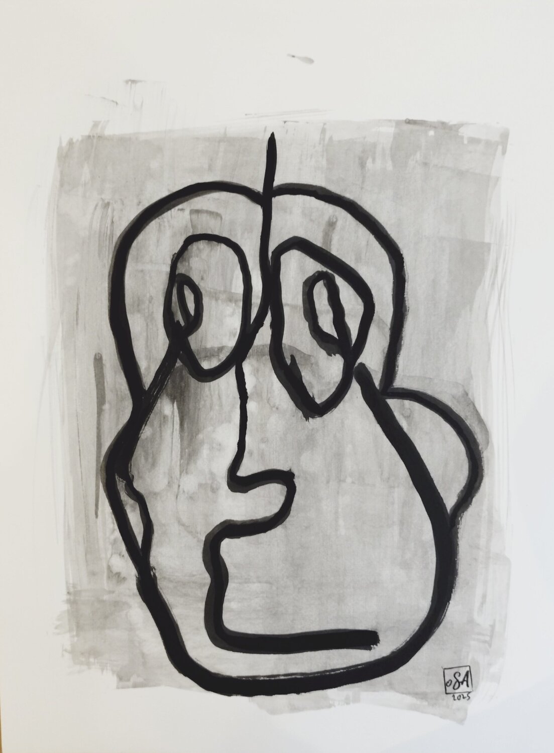 Les Révoltés 5 Sophie André Drawing for sale