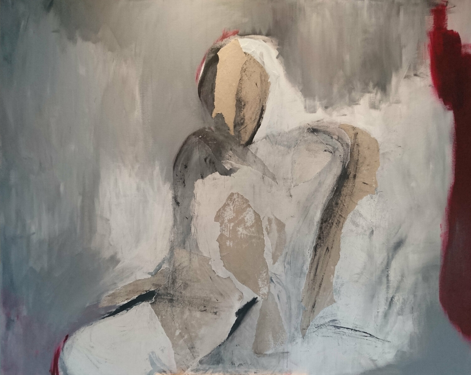 Le Témoin silencieux Sophie André Original painting for sale