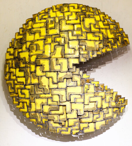 PAC-MAN Gaz by Michel Laurent, Painting for Sale on Select