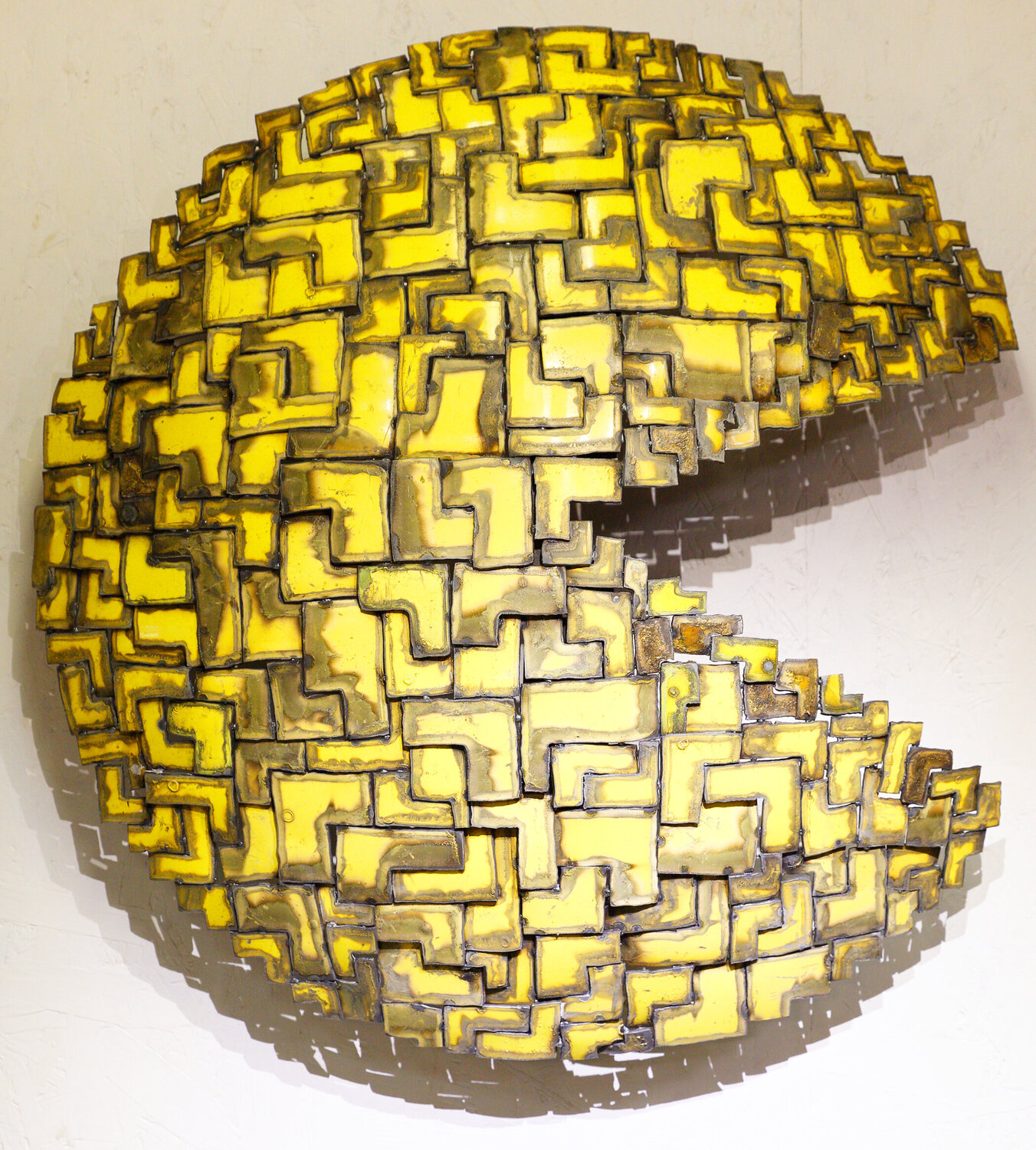 PAC-MAN Gaz Michel Laurent Original painting for sale