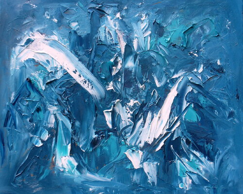 Ice Bear Shaking, Svalbard by Candace Wilson, Painting for Sale on Select