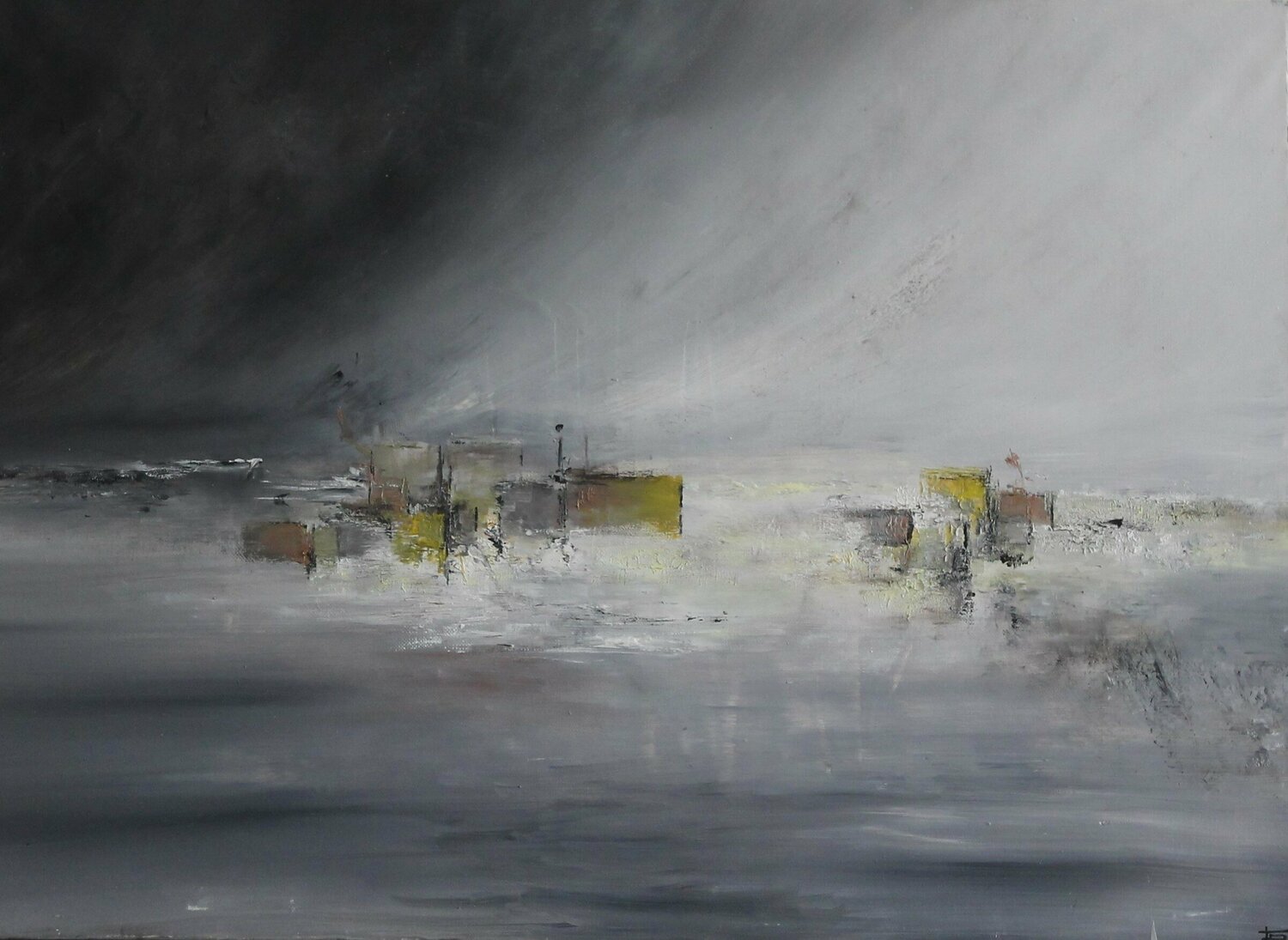 Perles de nacre Florence Penet Original painting for sale