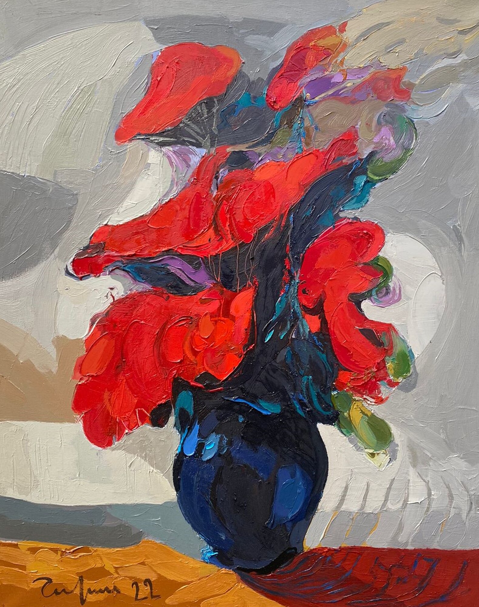 Vase of flowers
