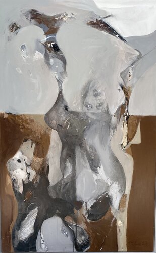 Paws and palette by Fatmir Tufina, Painting for Sale on Select