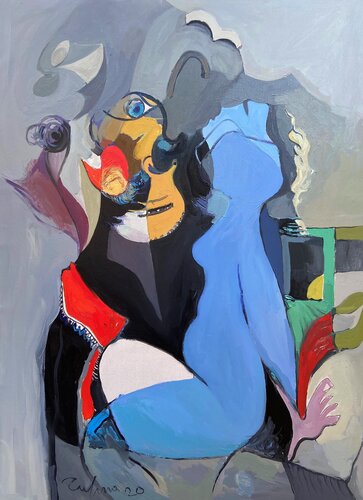 Love story by Fatmir Tufina, Painting for Sale on Select