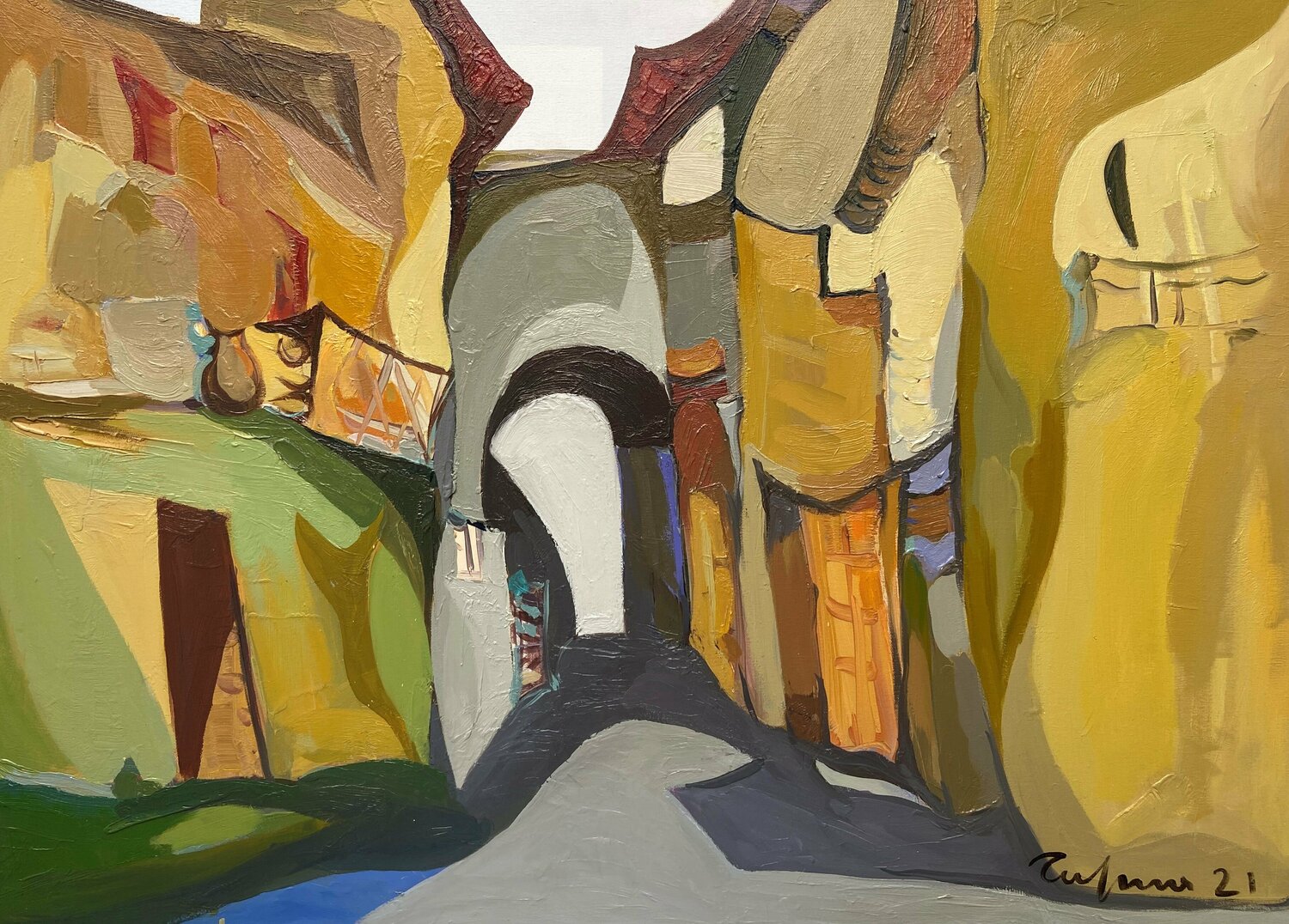Paths Fatmir Tufina Original painting for sale