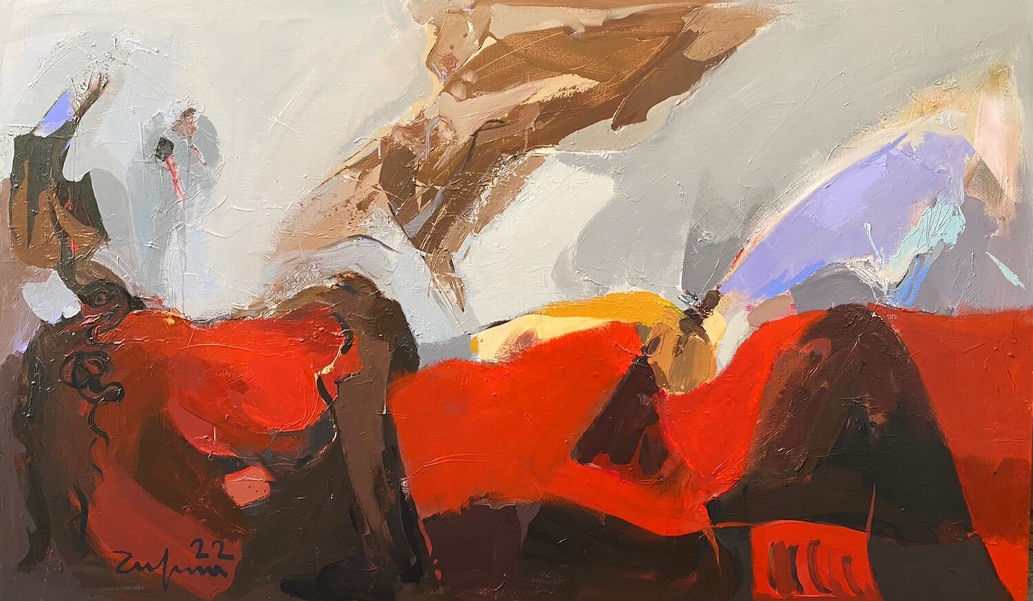 Nude Fatmir Tufina Original painting for sale