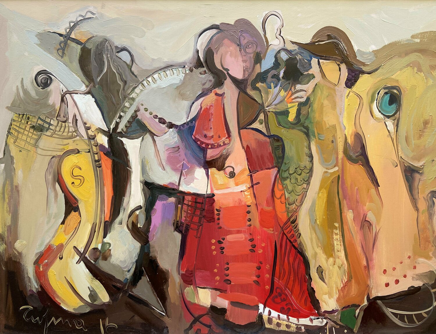 Fantasy Fatmir Tufina Original painting for sale