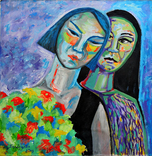 Spring, Flowers for friends. von Raquel Sarángello, Malerei kaufen auf Select