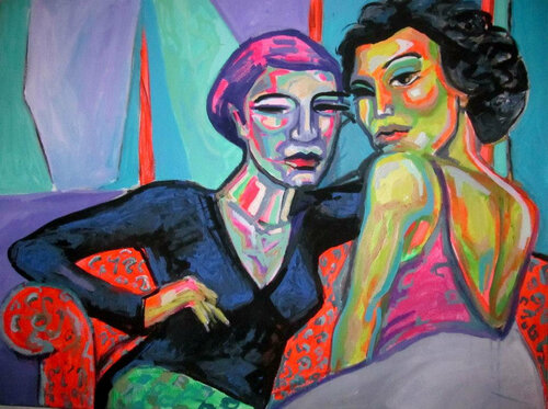 Intimate secrets. von Raquel Sarángello, Malerei kaufen auf Select