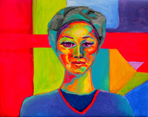 My mother Frida. von Raquel Sarángello, Malerei kaufen auf Select