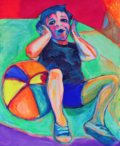 Inspired by Munch. von Raquel Sarángello, Malerei kaufen auf Select