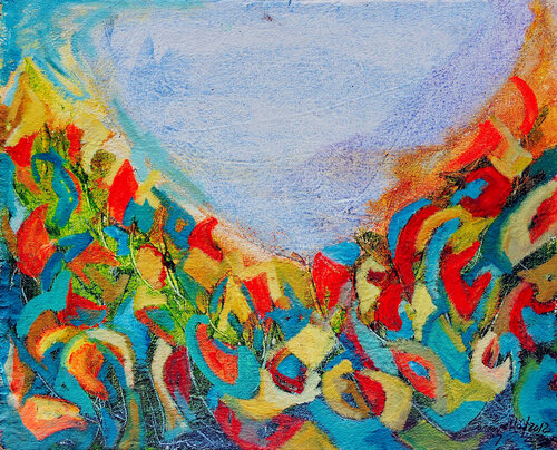 Spring painting by Raquel Sarángello, Painting for Sale on Select