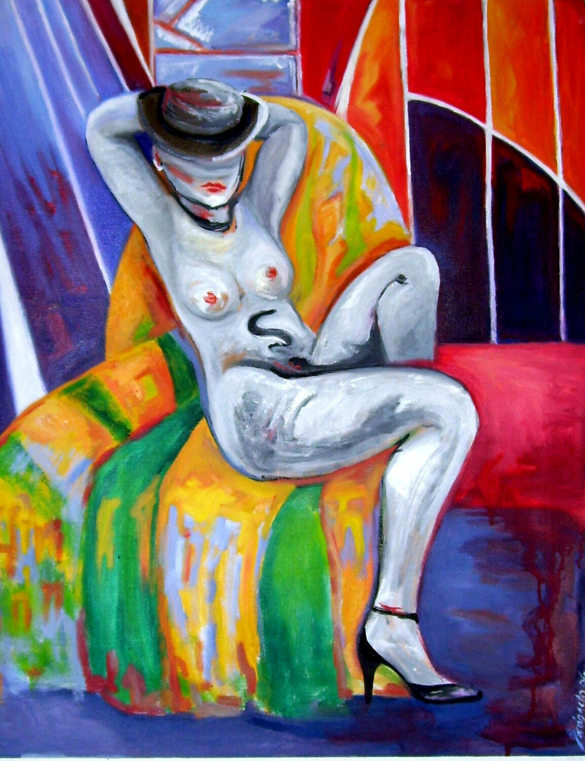 Relax music Raquel Sarángello Originalgemälde zu verkaufen