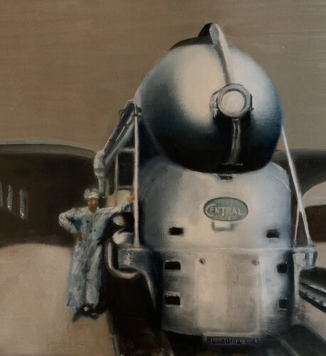 Voyage Immobile by Lisbeth Buonanno, Painting for Sale on Select