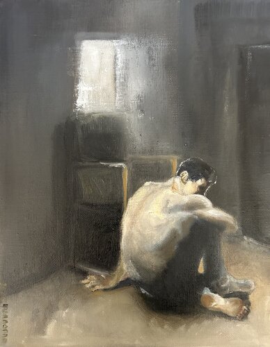 Francki l'oubli by Lisbeth Buonanno, Painting for Sale on Select
