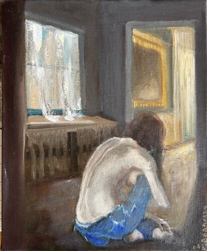 Charlotte l'oubli by Lisbeth Buonanno, Painting for Sale on Select