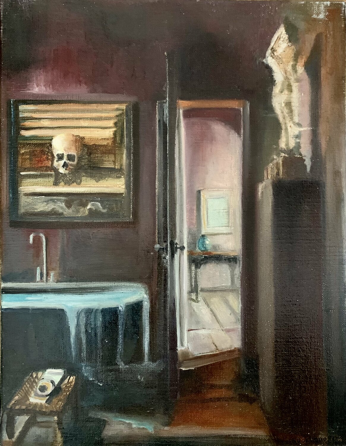 Intimité Lisbeth Buonanno Original painting for sale