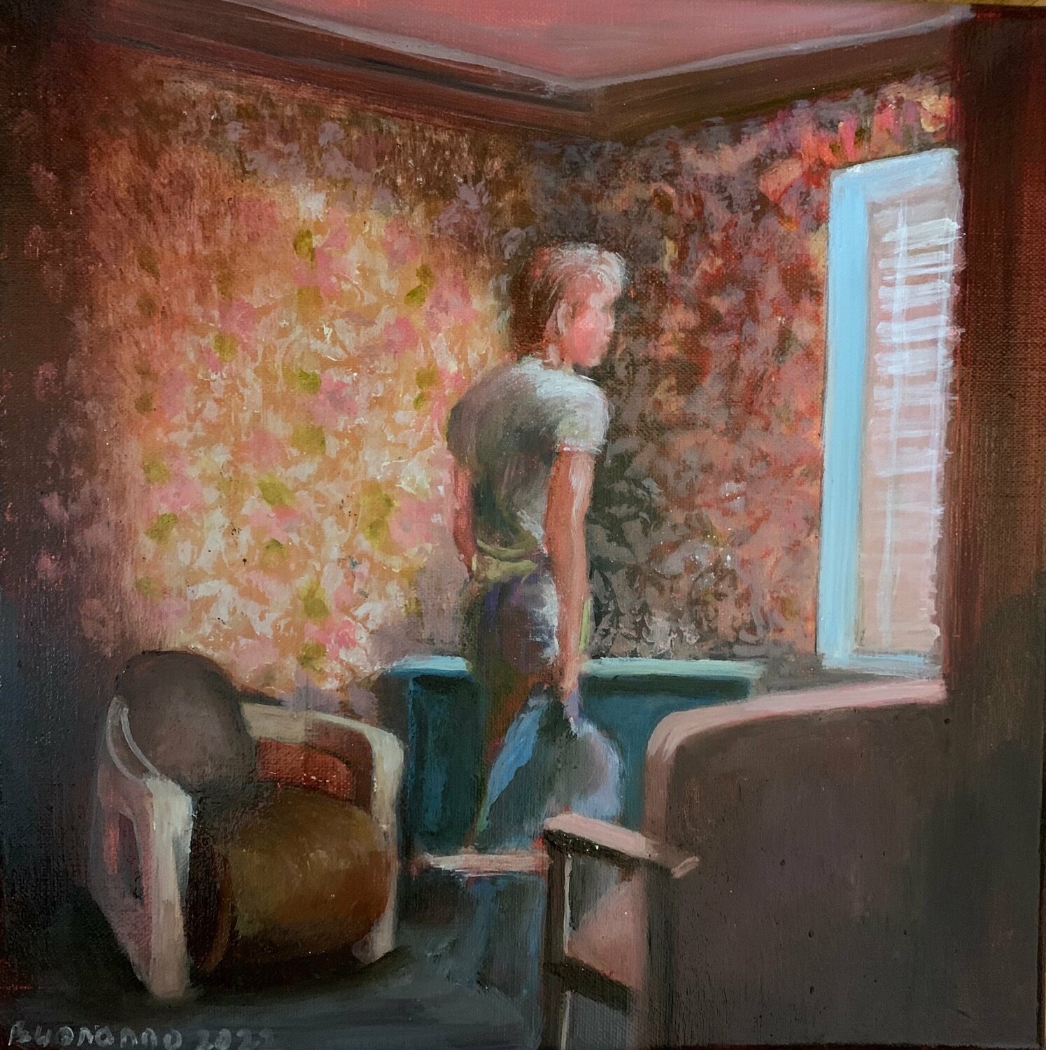 Lost on you Lisbeth Buonanno Original painting for sale