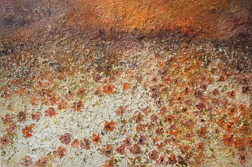 Blossoming Desert by Wietzie, Painting for Sale on Select