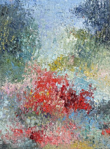 Fervor in the Garden by Wietzie, Painting for Sale on Select