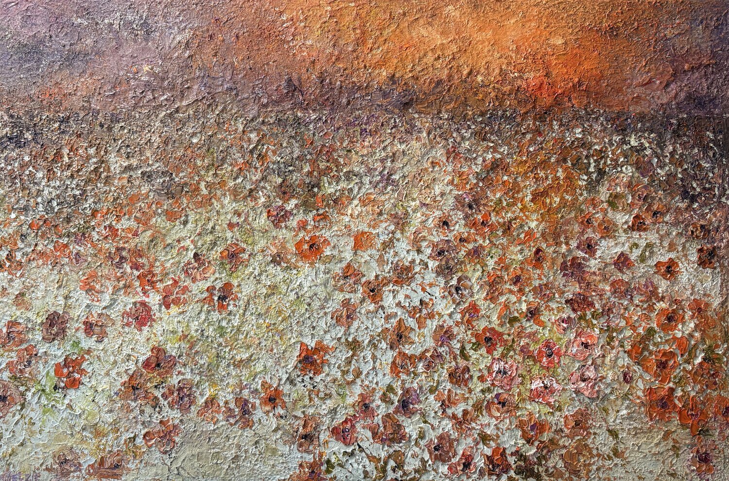 Blossoming Desert Wietzie Original painting for sale