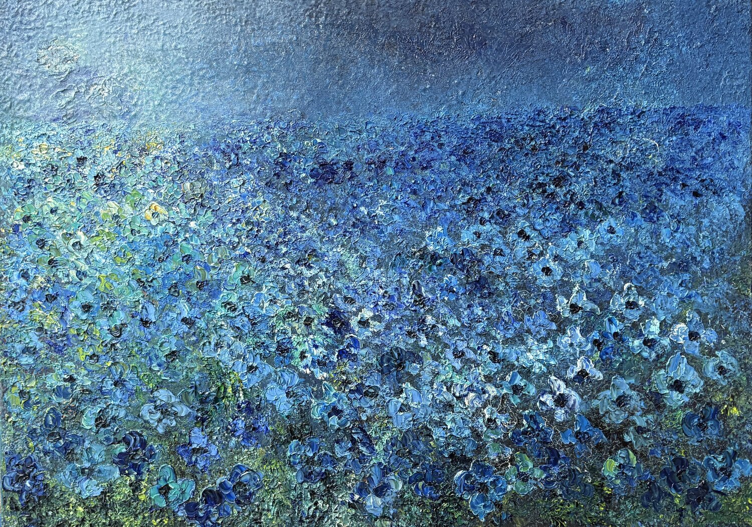L'heure de Minuit Wietzie Original painting for sale
