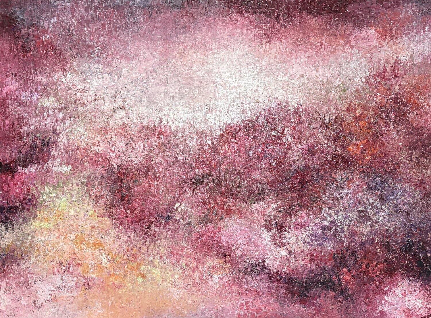 Make it pop like pink champagne Wietzie Original painting for sale