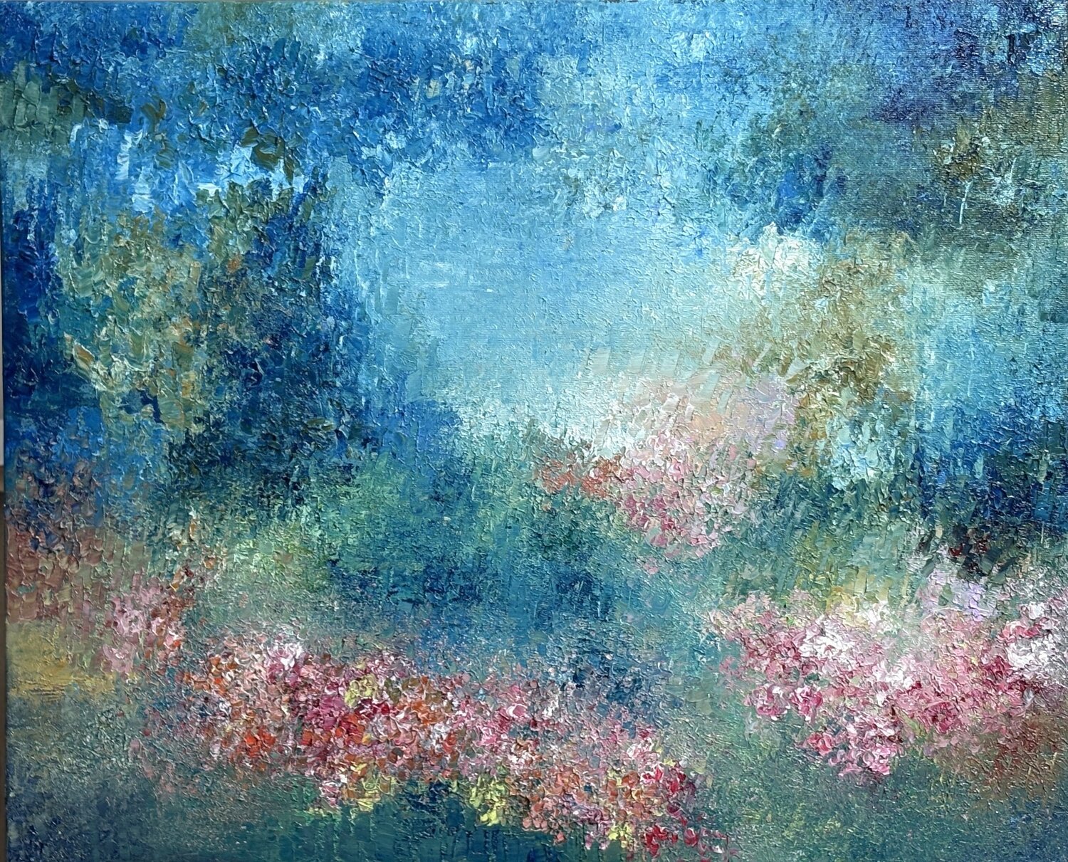 Dreaming in Blue Wietzie Original painting for sale
