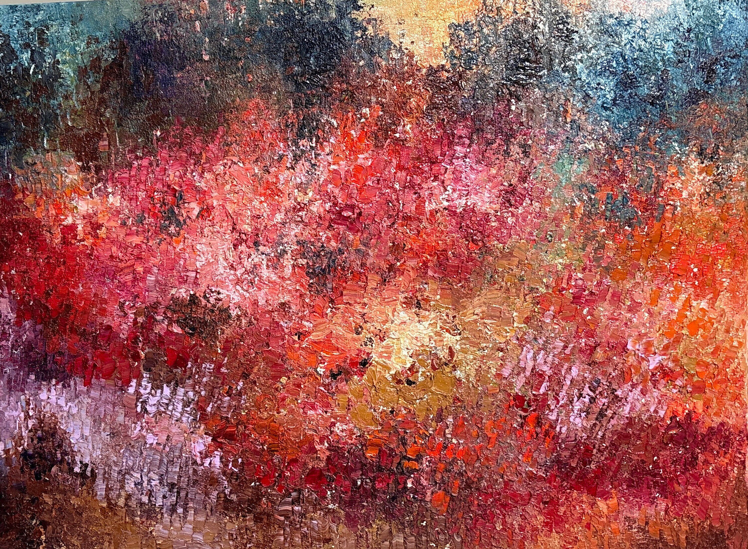 Where the Light Gathers Wietzie Original painting for sale