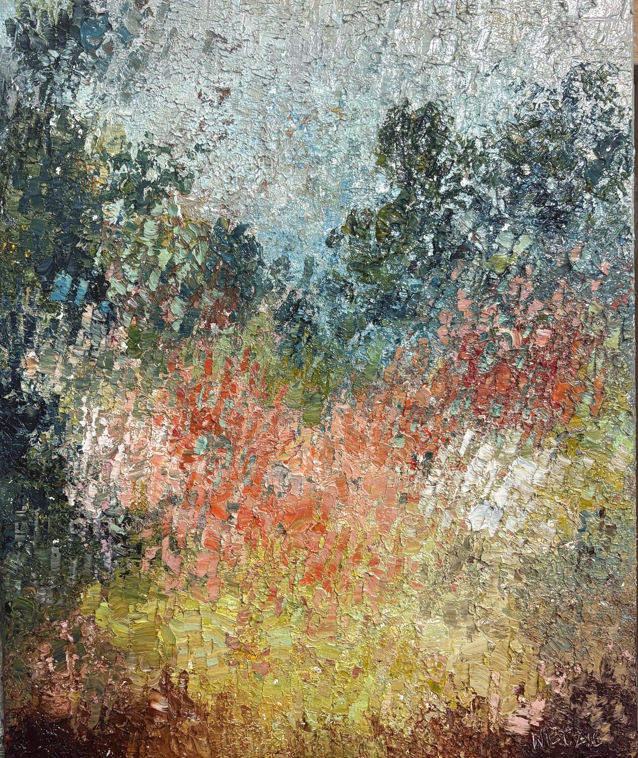 Wildflower Bloom Wietzie Original painting for sale