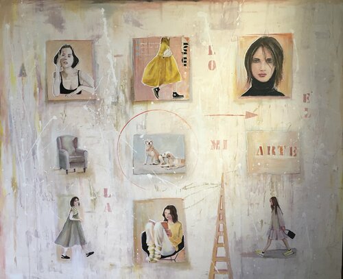 Las morochas by Luisa González, Painting for Sale on Select