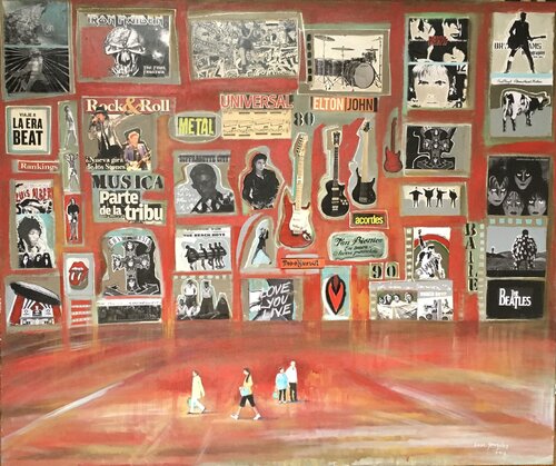 Música by Luisa González, Painting for Sale on Select